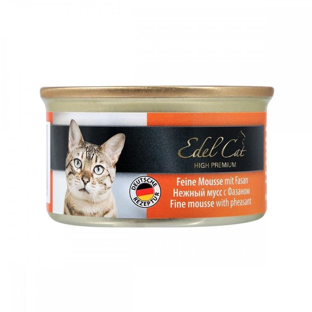 Корм консервированный для кошек Edel Cat нежный мусс с фазаном 85 г (1789924573) Корм консервированный для кошек Edel Cat нежный мусс с фазаном 85 г (1789924573)