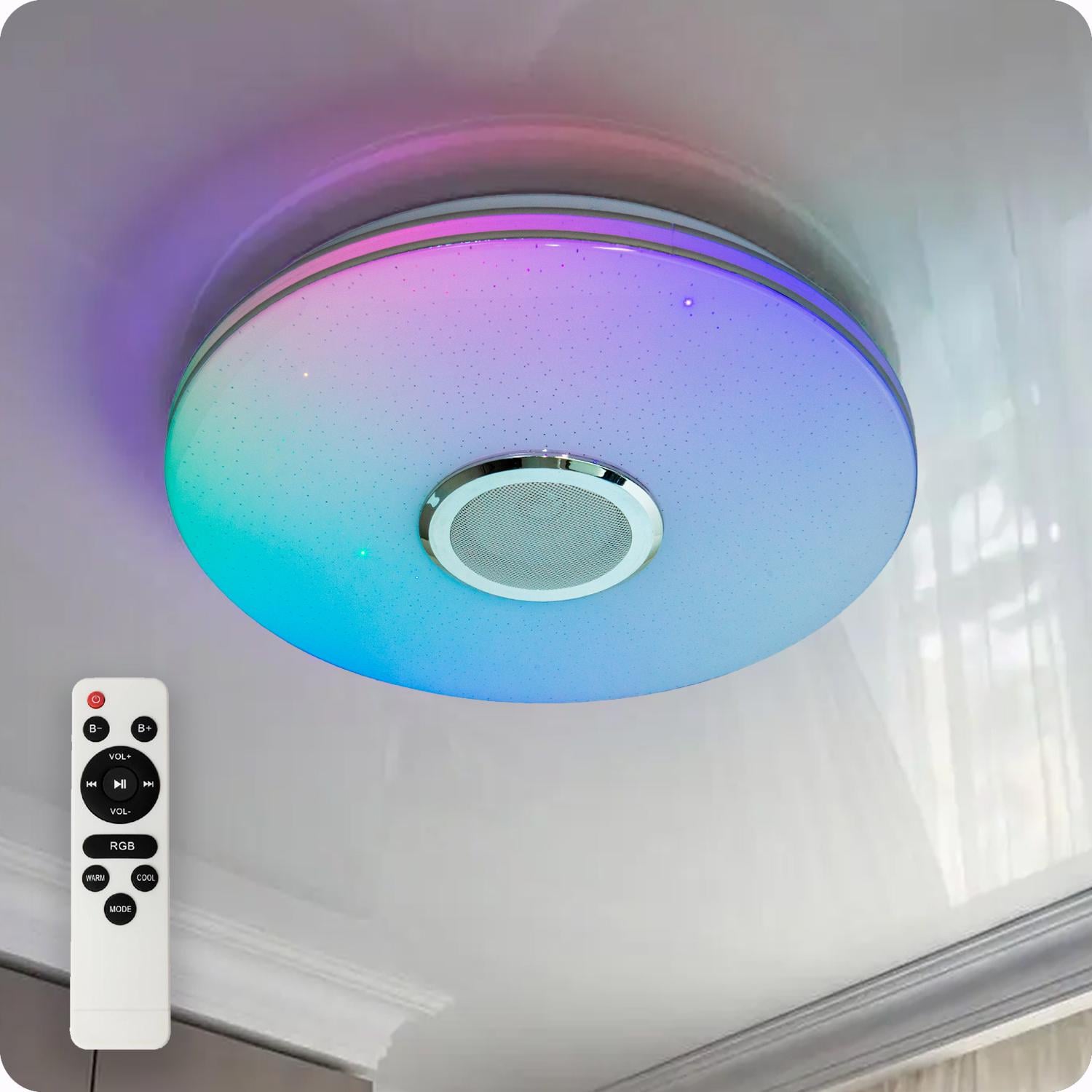 Люстра светодиодная 517 Dlight RGB с пультом и колонкой 70 Вт Белый (02175) Люстра светодиодная 517 Dlight RGB с пультом и колонкой 70 Вт Белый (02175)