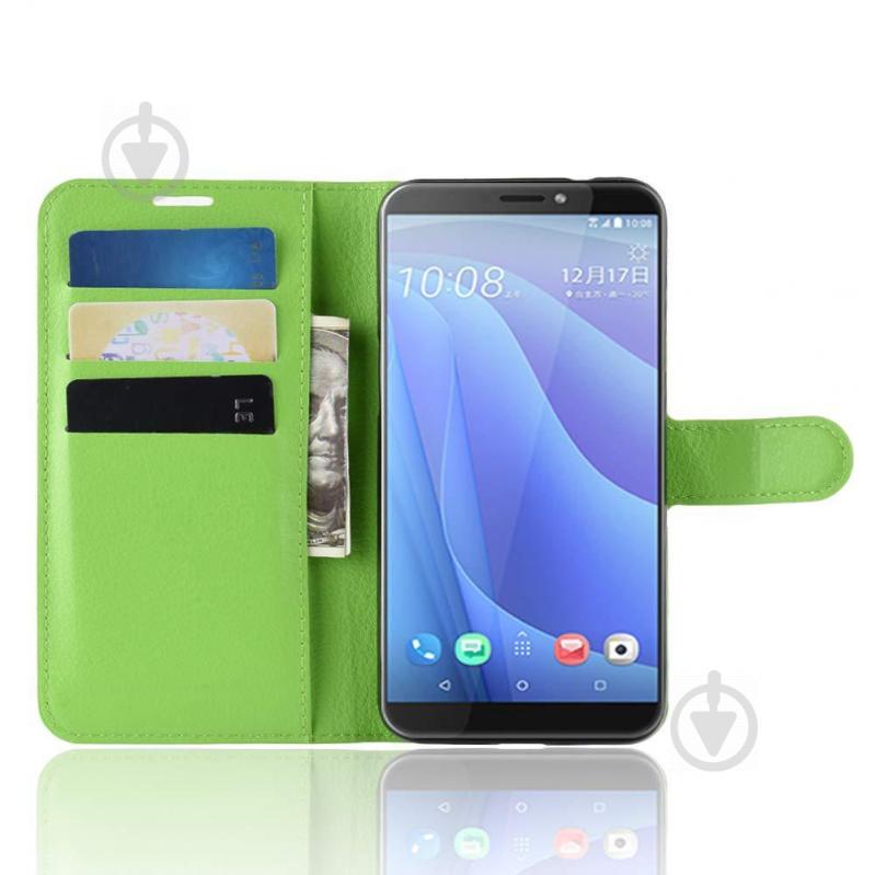 Чехол-книжка Litchie Wallet для HTC Desire 12s Green (hub_KbxX63050) - фото 6