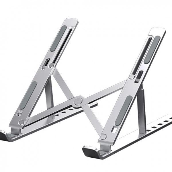 Подставка для ноутбука или планшета с возможностью регулировки угла наклона Aluminium alloys Silver (25248289)