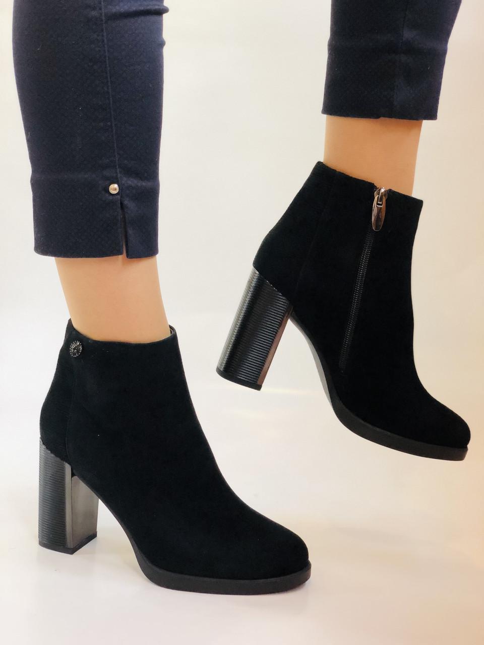 Ботильоны женские осенние Erisses р. 39 25.0 см Черный (2274) - фото 4