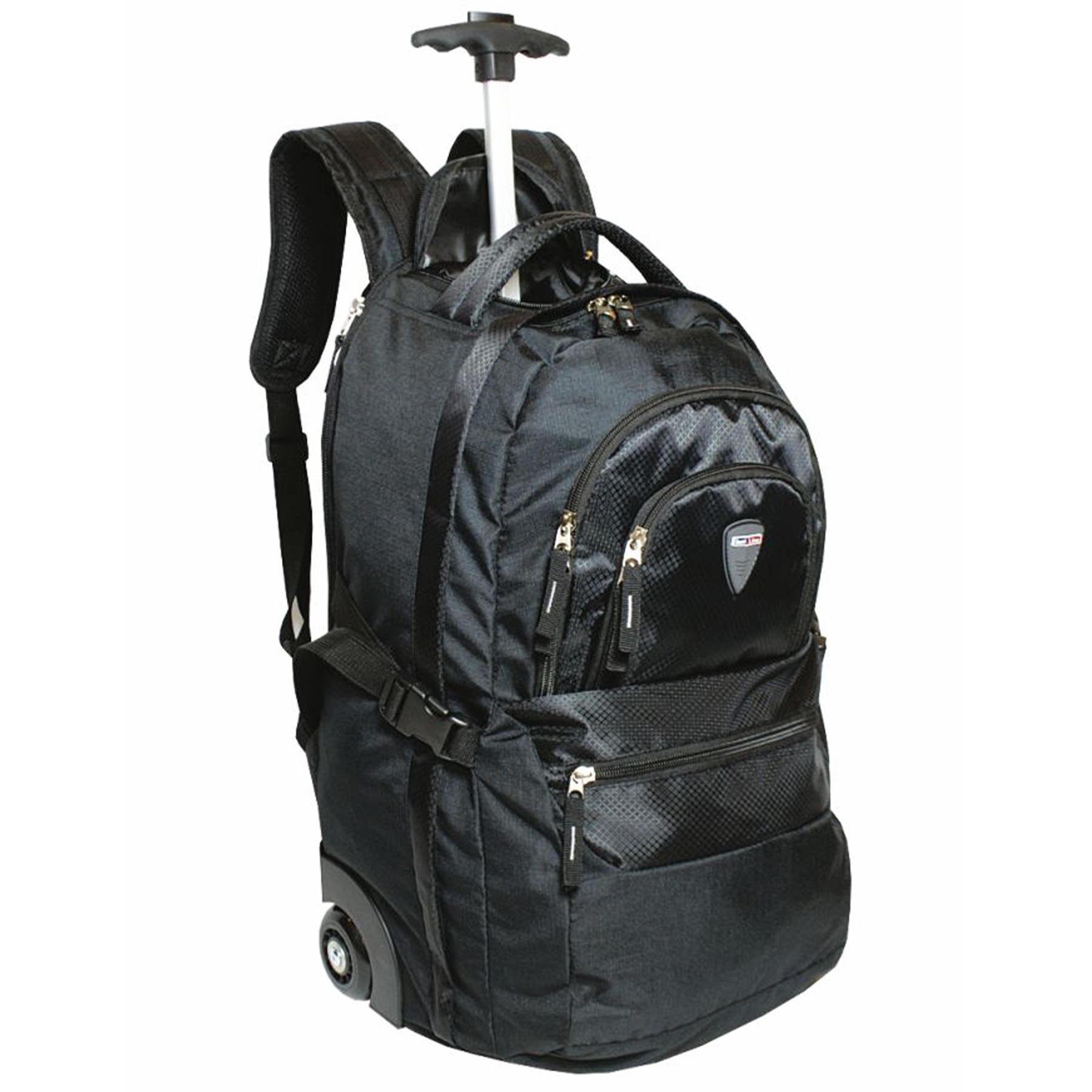 Рюкзак на колесах SEMI LINE 39 Black (8358)