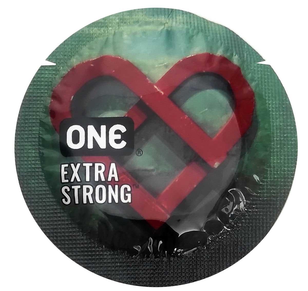 Презервативи ONE Extra Strong латексні міцні гладкі 1 шт. Прозорий