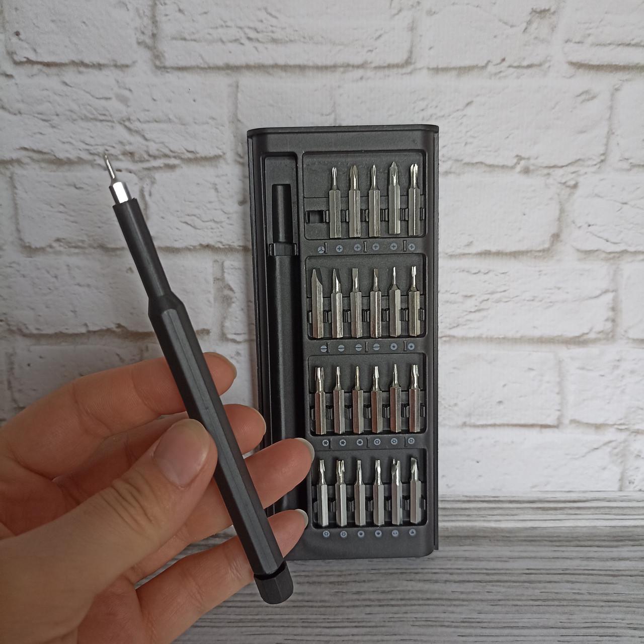 Набор отверток прецизионных магнитных кейсом на 24 бита (28525905) - фото 3 Набор отверток прецизионных магнитных кейсом на 24 бита (28525905) - фото 3