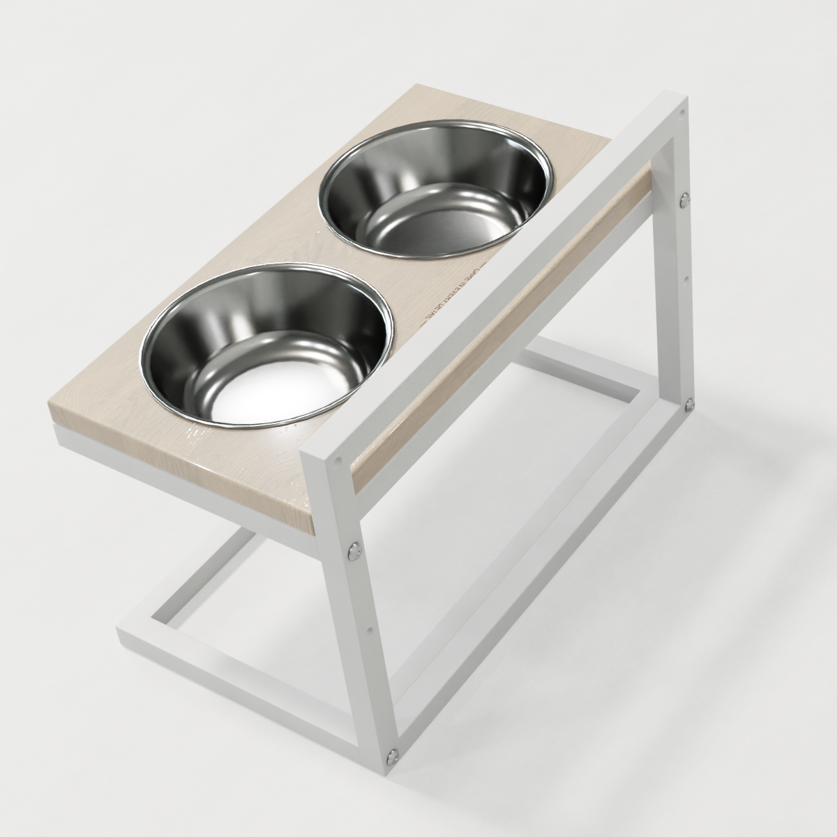 Миски на регулируемой подставке для средних собак Hollky Flex M 2х0,85 л (FM-422530-WHWH) - фото 8 Миски на регулируемой подставке для средних собак Hollky Flex M 2х0,85 л (FM-422530-WHWH) - фото 8