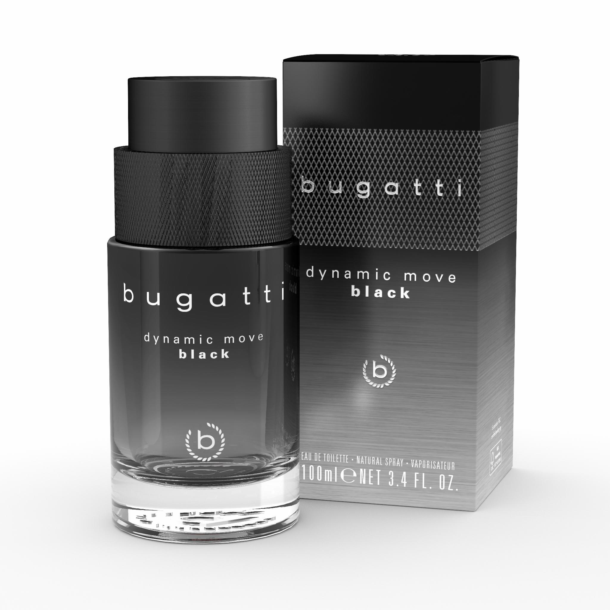 Вода туалетна для чоловіків Bugatti Dynamice Move Black 100 мл (41218)