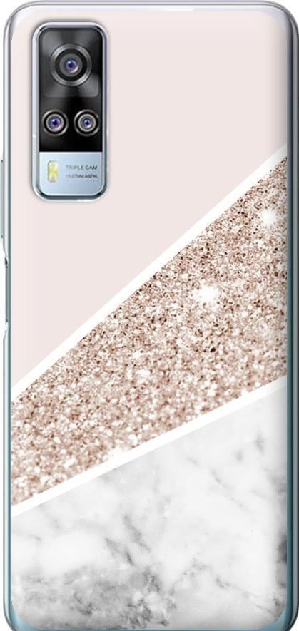 Чехол на Vivo Y51 2020 Пастельный мрамор (4342u-2241-42517)