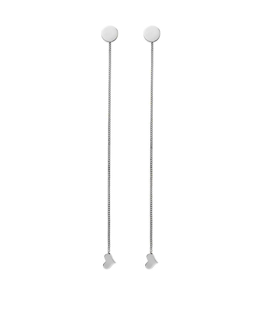 Сережки Couple жіночі IVA JEWELRY срібні One size Сережки Couple жіночі IVA JEWELRY срібні One size