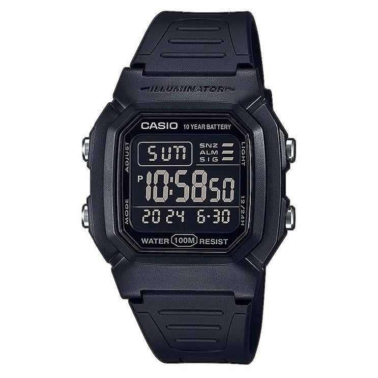 Годинник електронний водонепроникний Casio W-800H-1B (1141-0063)