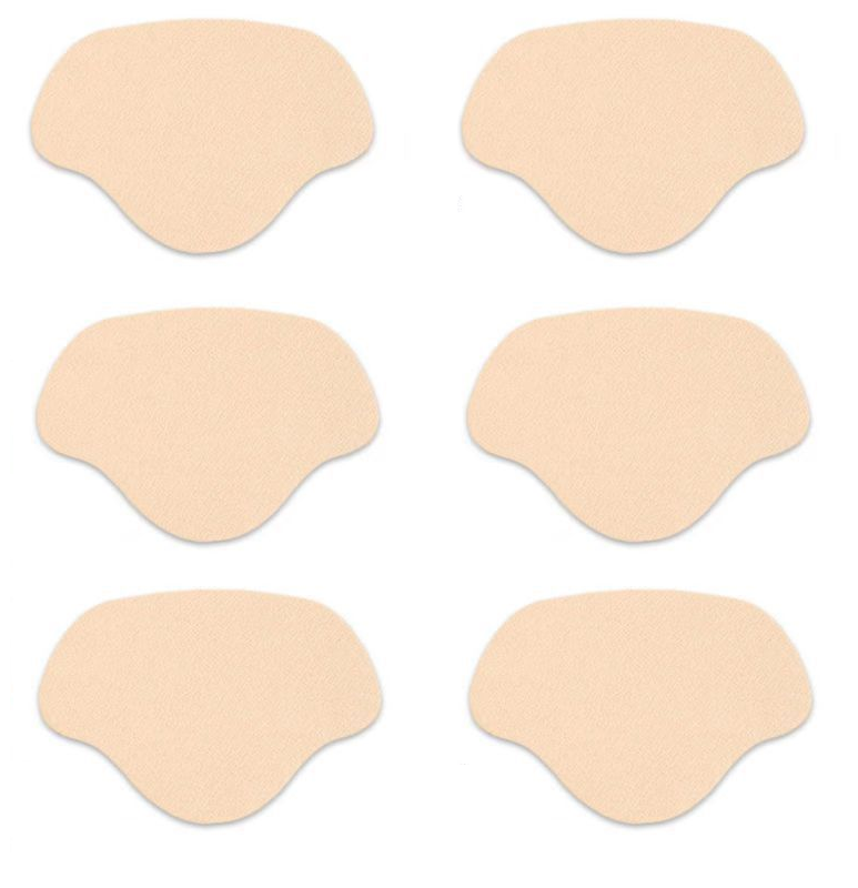 Накладки для ремонта задников обуви самоклеящиеся 6 шт. Бежевый (22468932)