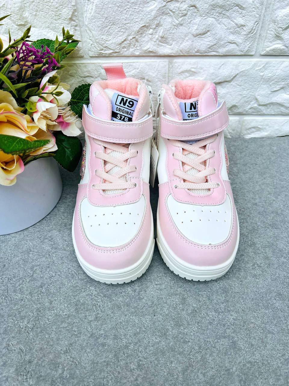 Кроссовки-хайтопы для девочки ТОМ.М 1654 р. 27 16,5см (1654)