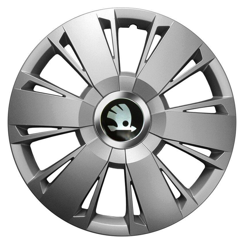 Комплект ковпаків JAWOPLAST Sportivo R14 для Skoda 4 шт. Silver (28435182)