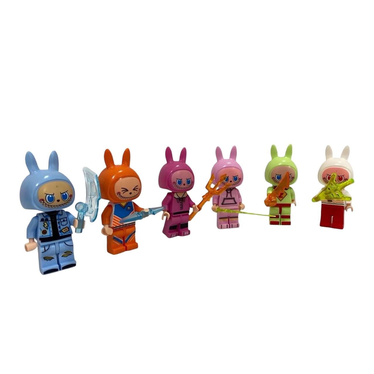 Набор игровых фигурок коллекционный Лабубу из 6 героев (29674384)