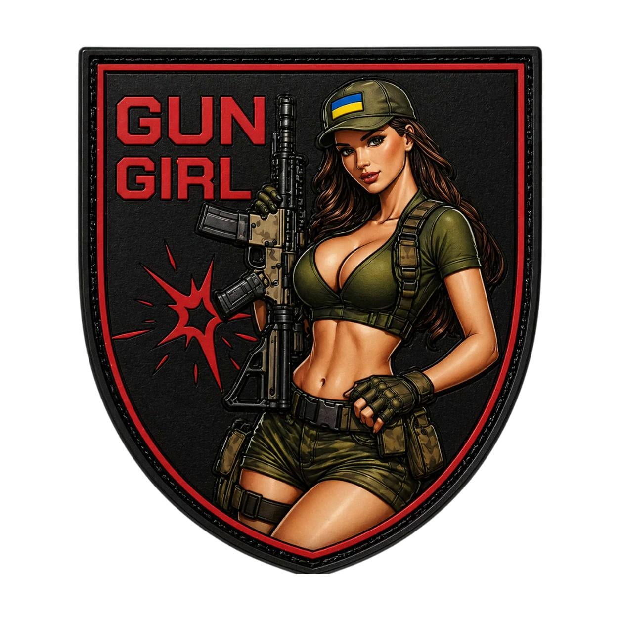 Шеврон Gun girl (34418335)