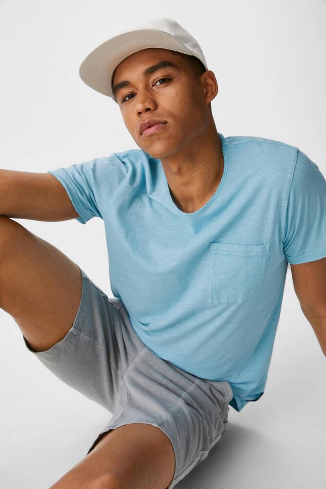 Футболка C & A 84771/2138271x50 мужская XL Синий (184989-2)