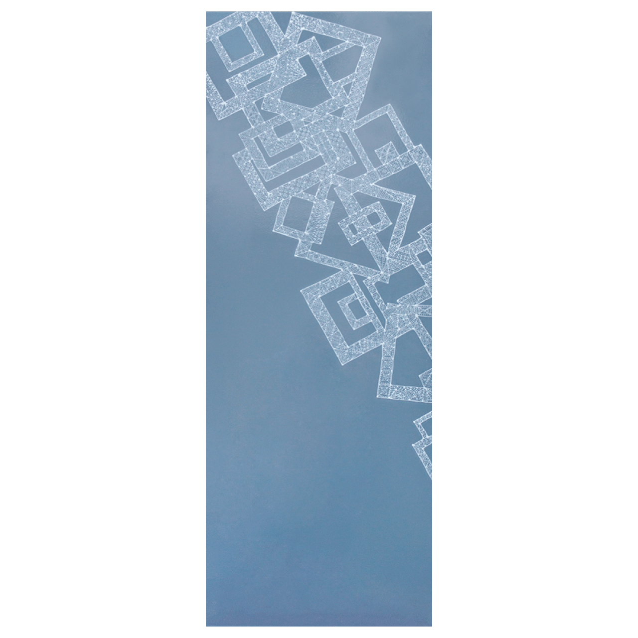 Обогреватель керамический Uden 500D с рисунком Кристалл 472 Вт 975х350х35 мм (1893296496)