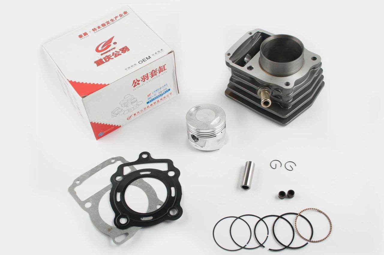 Поршневая ЦПГ 4T CG200 Ø 63,5 мм p-15 76 мм водяное охлаждение с ребрами (2177245688)