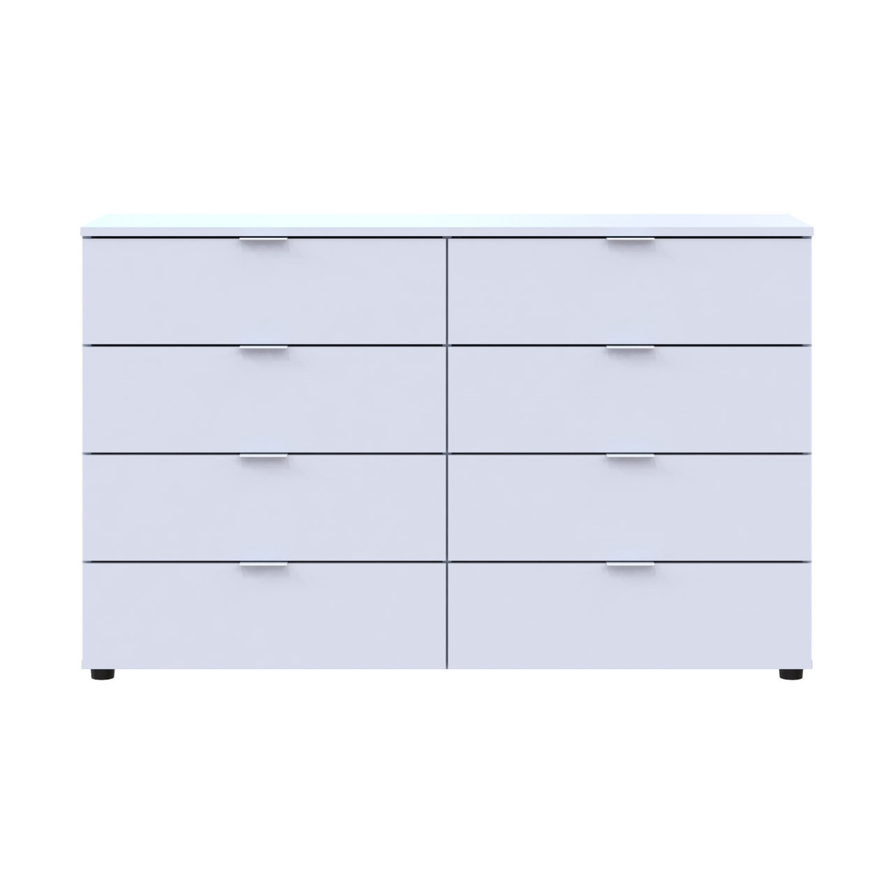 Комод Doros Рон 8 8 ящиков 130х38х81 см Белый (41516172)