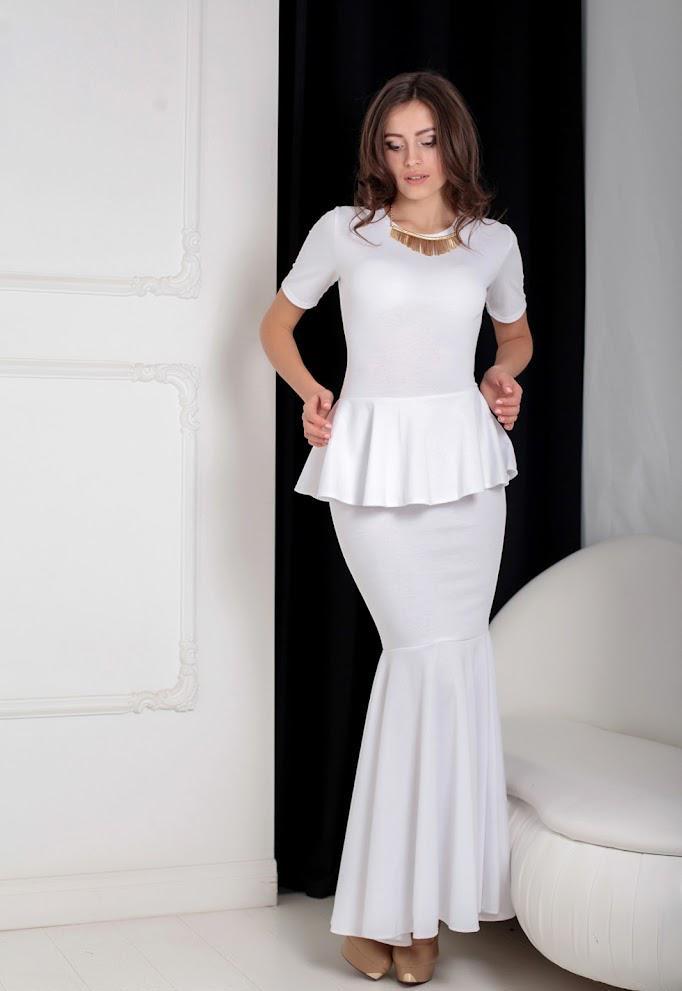 Платье женское Podium Amalia 20930-WHITE XXL Белый