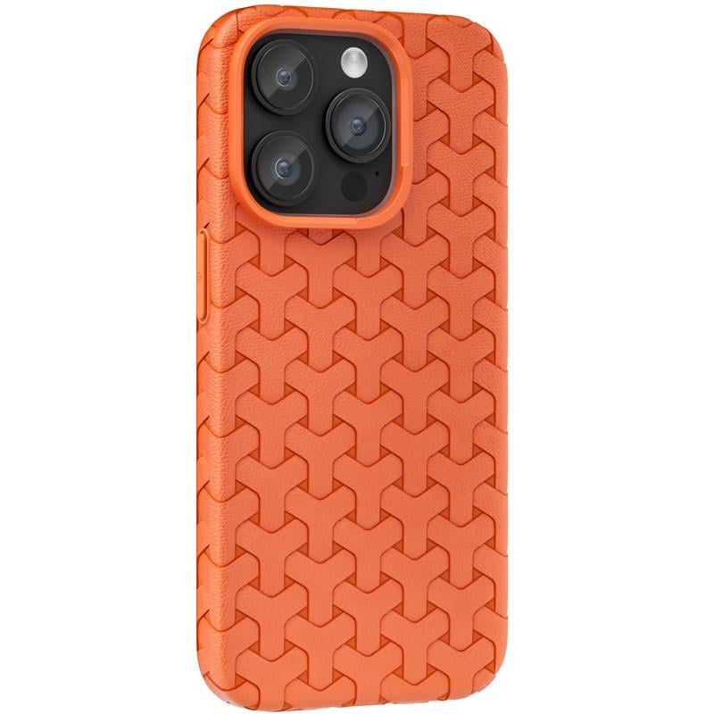 Противоударный чехол TPU Weaving для Apple iPhone  12 Pro / 12 (6.1") Orange