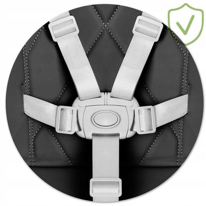 Стульчик-качели для кормления Nukido Elite 3в1 Black (700800) - фото 4