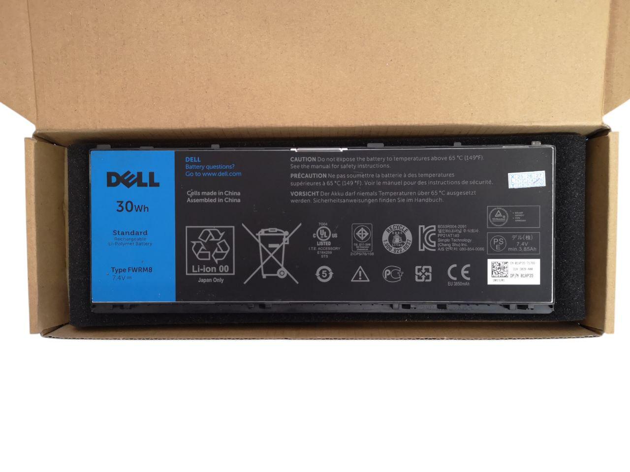 Акумулятор для ноутбука Dell Latitude 10 ST2/ST2e/1XP35/KY1TV/C1H8N/YCFRN/PPNPH/1VH6G/FWRM8 30 Wh 3850 mAh (33069094)