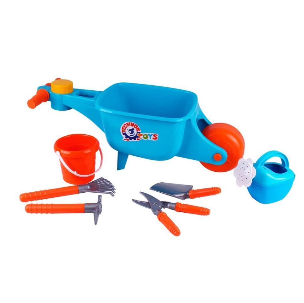 Игровой набор ТехноК Маленький садовник 7 пр. Синий (IG-173-N-658)