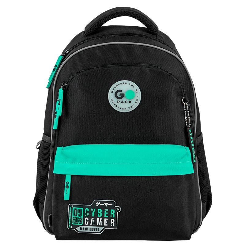 Рюкзак школьный с ортопедической спинкой GoPack Education GO26-182M-8 New Level с карандашами Kite 18 кол. (000996023)