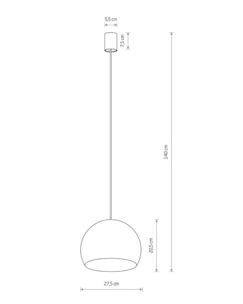 Подвесной светильник Nowodvorski 10334 Candy I Zwis GU10 1x35W (2229959274) - фото 8