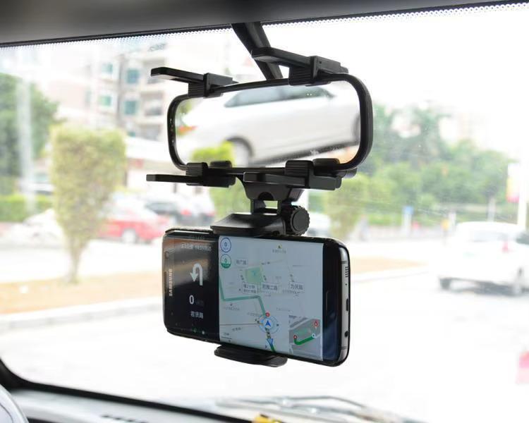 Тримач для телефону в автомобіль на дзеркало заднього виду з поворотом на 360° універсальний регульований - фото 9 Тримач для телефону в автомобіль на дзеркало заднього виду з поворотом на 360° універсальний регульований - фото 9