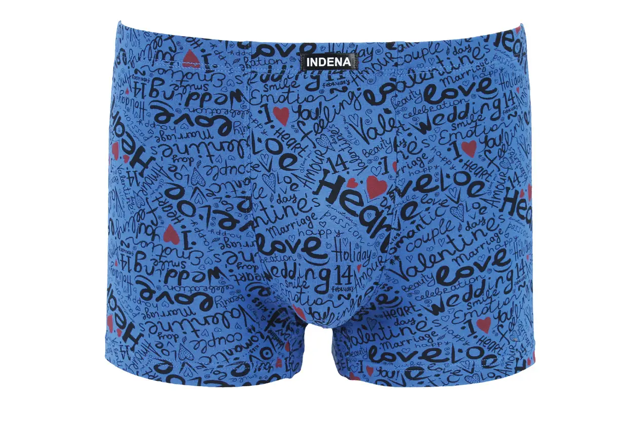 Мужские боксеры стрейчевые Indena 3XL р. 50-52 2 шт. Синий (81017) Мужские боксеры стрейчевые Indena 3XL р. 50-52 2 шт. Синий (81017)