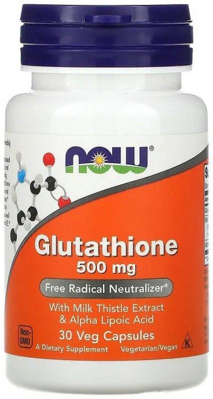 Комплекс Глутатион Now Glutathione 500 мг 30 vcaps