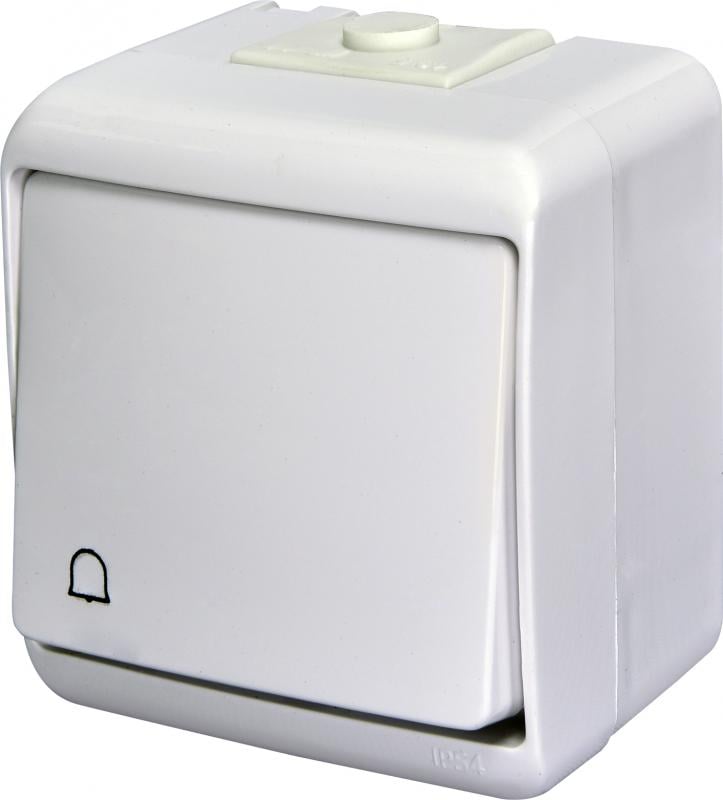 Выключатель ETI VHE-4 звоночный наружный IP54 Белый (4668003)