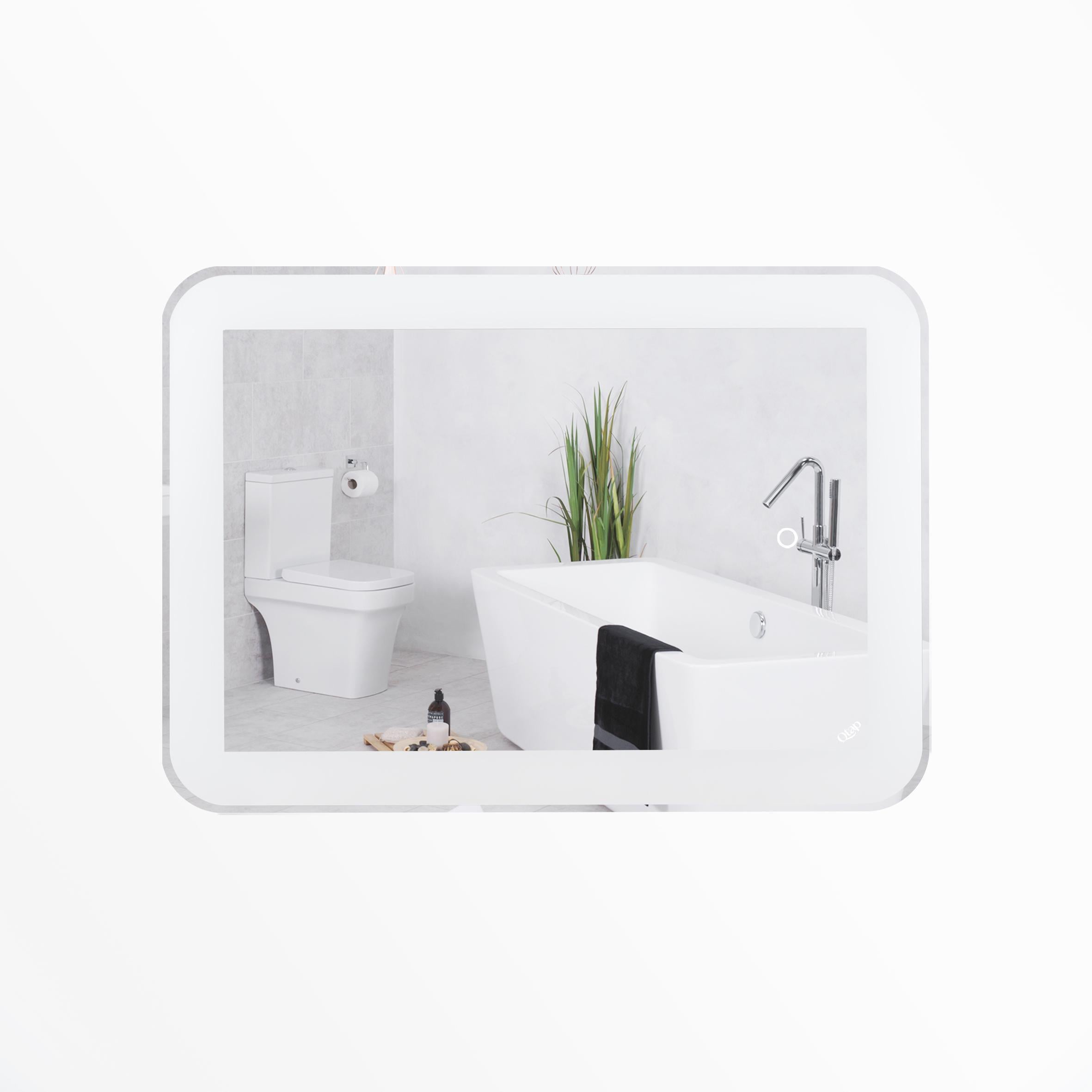 Зеркало Qtap Swan Reverse с LED-подсветкой 500х700 мм (QT167814145070W)