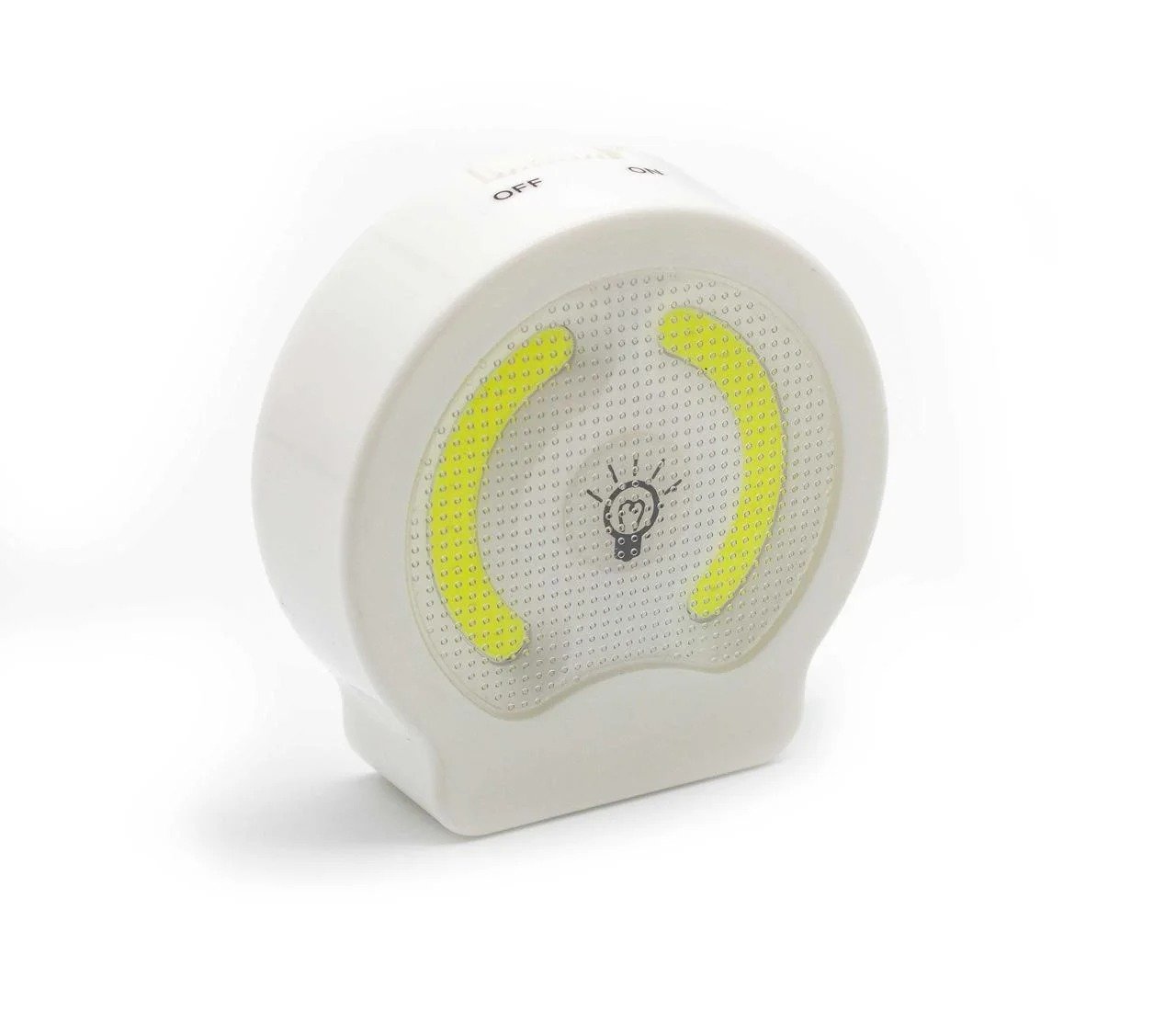 Портативный фонарь Solar WD032 круглый с магнитным креплением на липучке Белый (4494tutWhite)