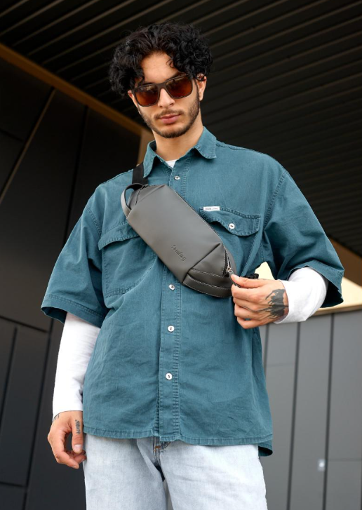 Жіноча сумка Sambag HOLSTER MSH Графітовий (87113009)