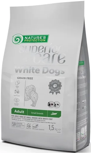 Корм для собак Superior Care White Dogs Grain Free with Insect Small Breeds сухий беззерновий 10 кг (NPSC47300)