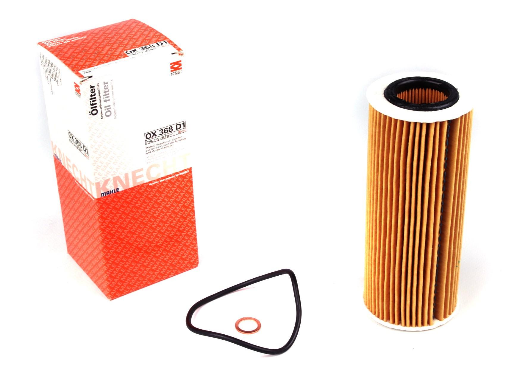 Фильтр масляный KNECHT для BMW 3 E46/5 E60/E61 2,0 D 03- (OX 368D1)