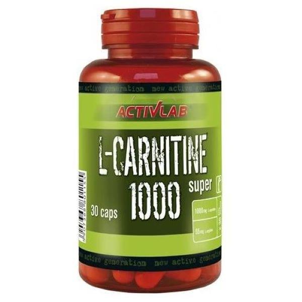 Карнитин L Activlab L-Carnitine 1000 30 capsules