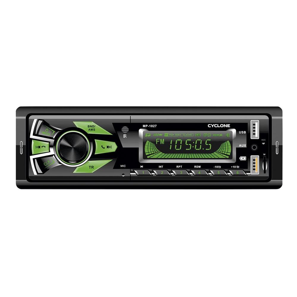 Автомагнітола 1Din Cyclone MP-1027 Multicolor/Bluetooth (НФ-00001515)