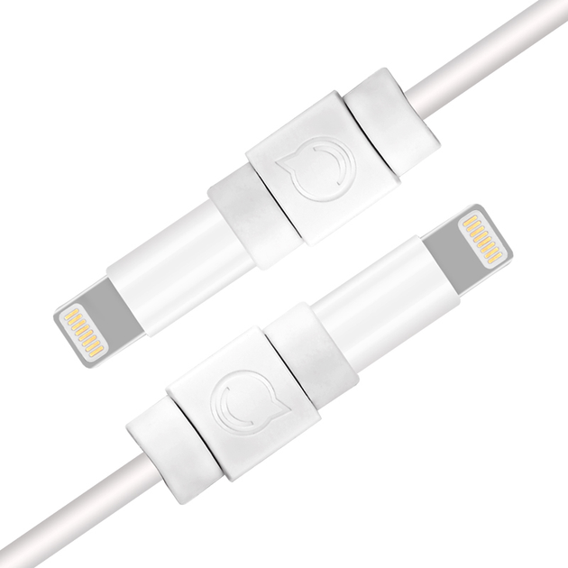 Захист для зарядних кабелів UGREEN LP127 Charging Cable Protector White (40705)