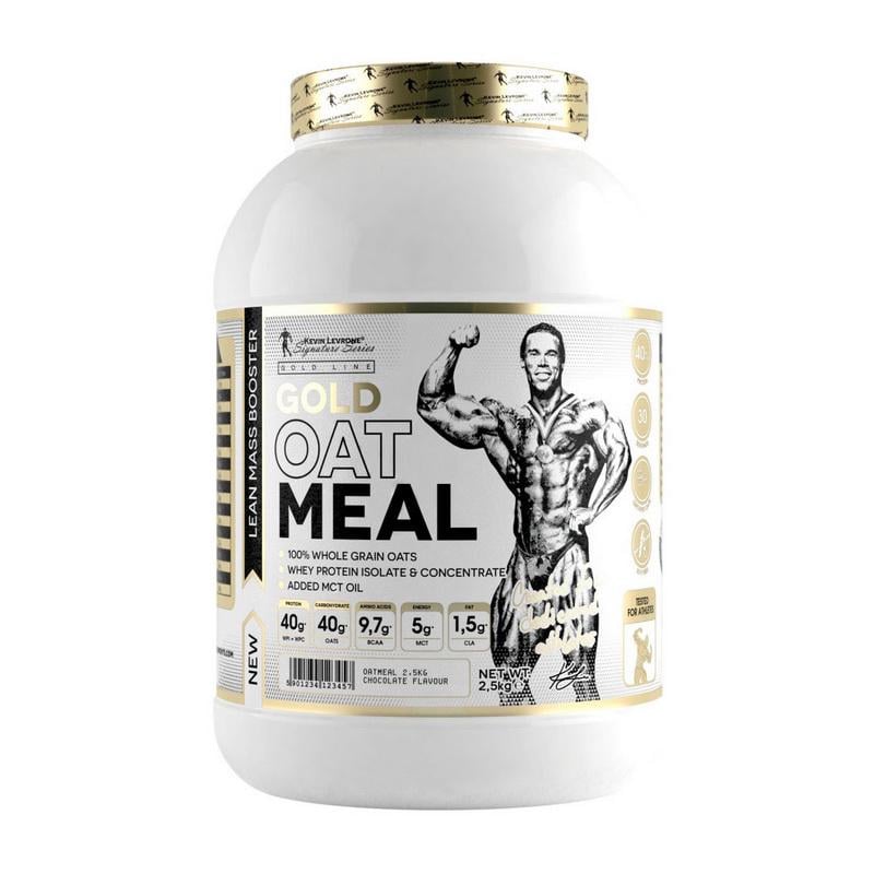 Протеїнова вівсянка с сироватковим протеїном і MCT Kevin Levrone Gold Oat Meal 2,5 кг Арахисовая паста Протеїнова вівсянка с сироватковим протеїном і MCT Kevin Levrone Gold Oat Meal 2,5 кг Арахисовая паста