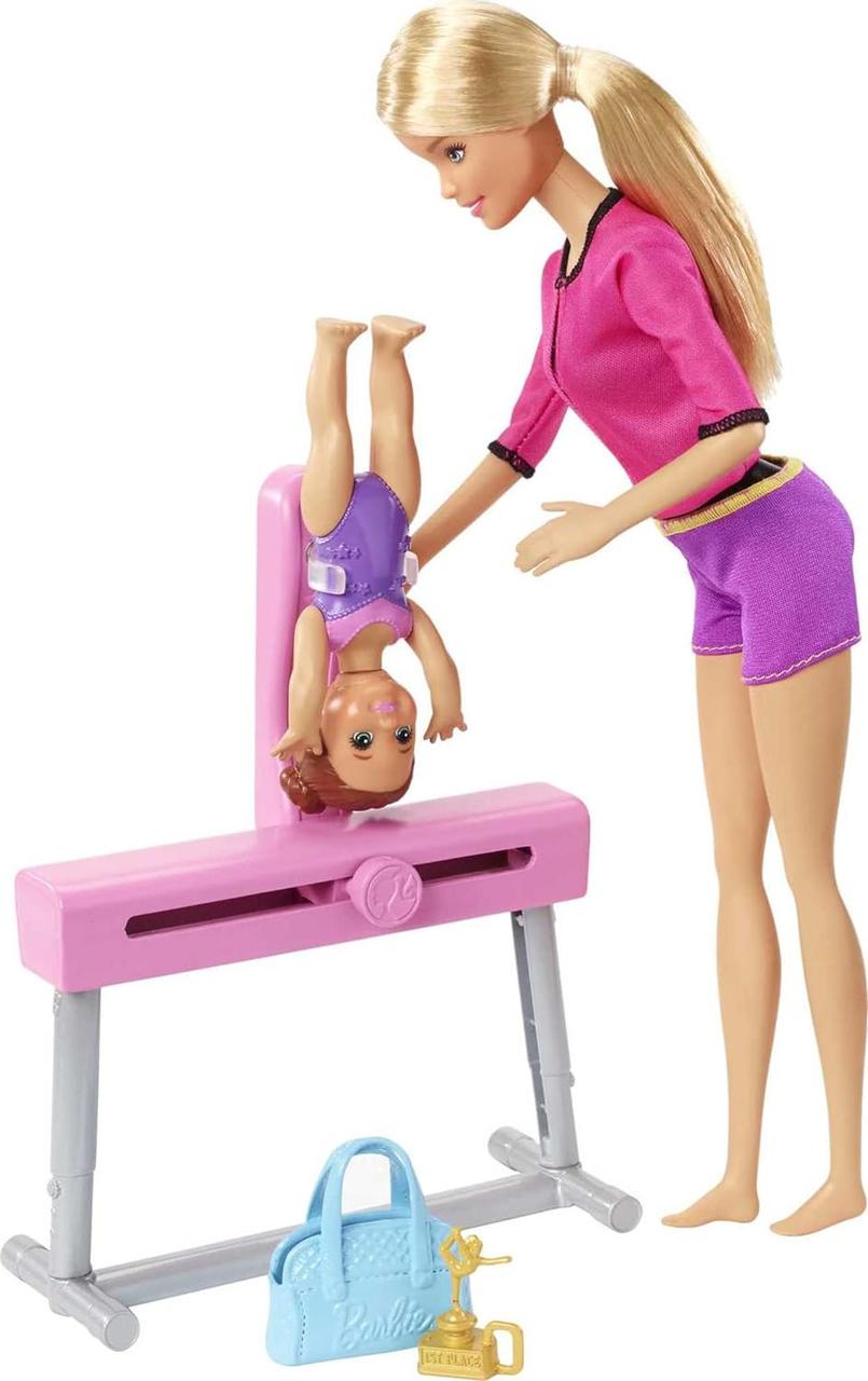 Игровой набор кукла Барби Тренер по спортивной гимнастике Barbie Gymnastics Coach FXP39 (19865898) - фото 3