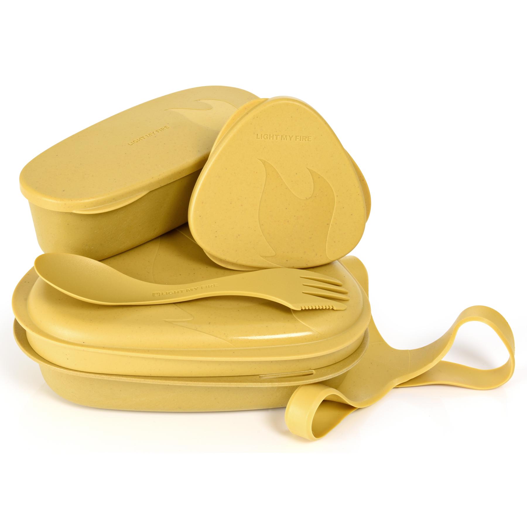 Набор посуды Light My Fire LunchKit BIO 6 шт. Musty yellow
