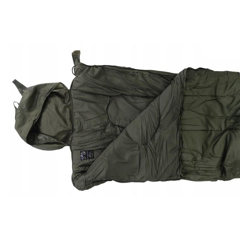 Спальний мішок Mil-Tec Schlafsack Pilot 185х75 см Оливковий (14101001) - фото 3