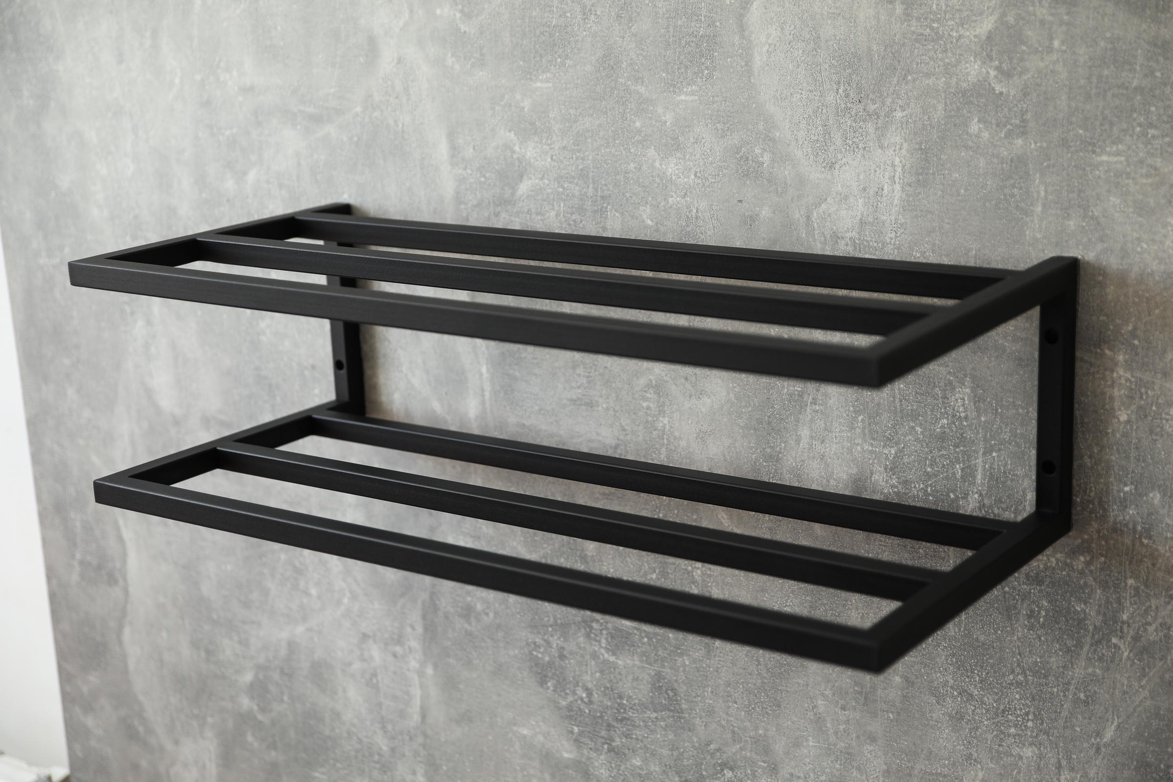 Полка для обуви Sharm двухэтажная из металла в стиле лофт 100х30х20 см (ML-18.7) - фото 12 Полка для обуви Sharm двухэтажная из металла в стиле лофт 100х30х20 см (ML-18.7) - фото 12