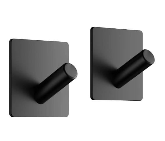 Набор крючков самоклеющихся из нержавеющей стали 4 шт. Черный - фото 3 Набор крючков самоклеющихся из нержавеющей стали 4 шт. Черный - фото 3