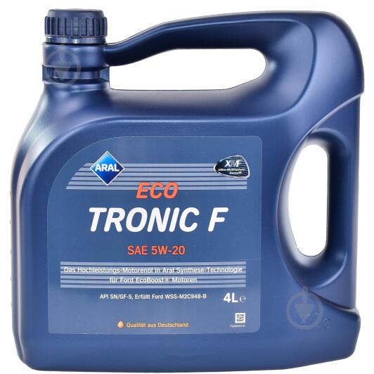 Моторное масло ARAL EcoTronic F 5W-20 4 л (15570E) Моторное масло ARAL EcoTronic F 5W-20 4 л (15570E)