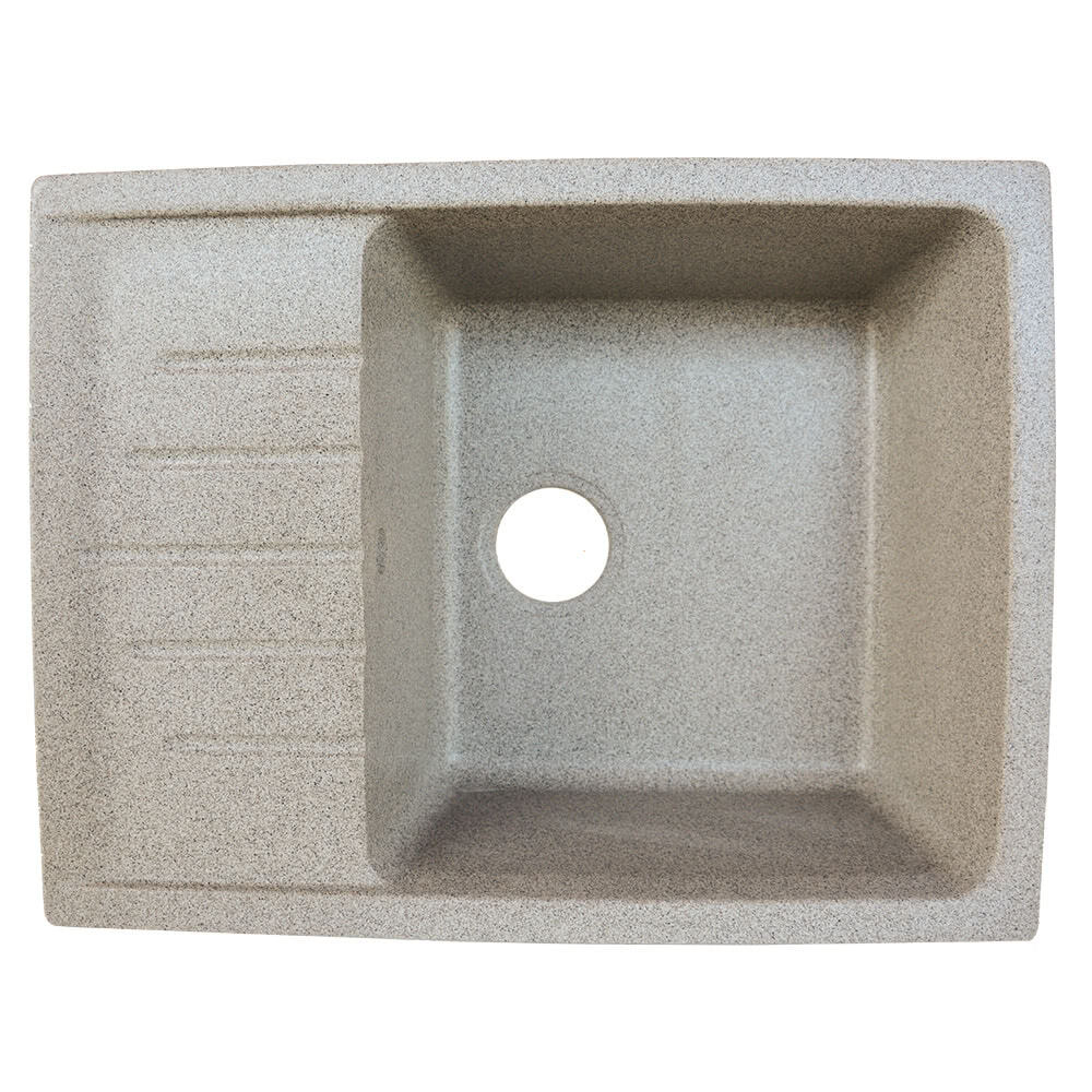 Мойка кухонная Platinum Intenso 6550S Серый (20981)