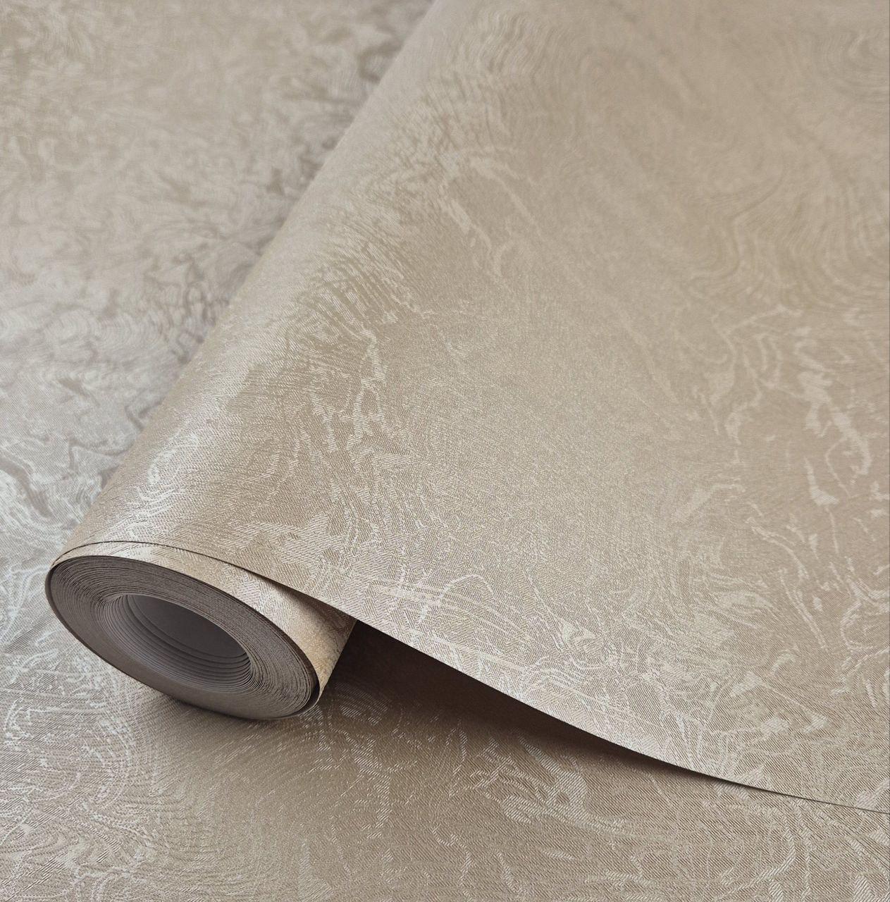 Обои виниловые на флизелине для спальни/гостиной/прихожей Marburg 21837 0,53х10,05 м Бежевый ( 2895972570)